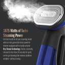 Conair 2-in-1 Handheld Steamer and Iron for Clothes, Turbo ExtremeSteam 1875W Garment Steamer and Clothing Iron,Black / Blue