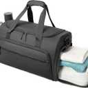 Gym Bag for Men Women, Small Fitness Workout Sports Bag with Wet Pocket & Shoes Compartment, Water Resistant Overnight Weekender Duffel Bag