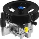 571001U000 Power Steering Pump with Pulley, For Kia Sorento 2.4L 2011-2013, For Hyundai Santa Fe 2.4L 2010-2012, Replace: 571002P200