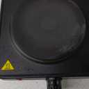 Aroma Housewares AHP-303 Single Burner Hot Plate, Metal, Black
