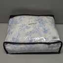 Laura Ashley - Queen Sheet Set, Crisp & Cool Cotton Percale Bedding with Deep Pockets, Lightweight for Year Round Comfort, Bed Sheets with Matching Pillowcases (Walled Garden Blue)