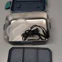 Annie & Mia Design Electric Lunch Box for Adults, 100w 3.5L 2-Layer Portable Food Warmer, Dual Mode 2.5L + 1L Heated Lunch Box for Adults, Home/Car/Office/Truck Use, Lonchera Elctrica Porttil