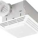 Broan-NuTone 678 Ventilation Fan and Light Combo for Bathroom and Home, 100 Watts, 50 CFM, White (2.5 Sones)