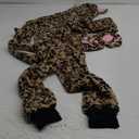 Wizland Fleece Leopard Costume for Kids One Piece Cheetah Costume Cat Onesie Cheetah Onesie Kids 6-8