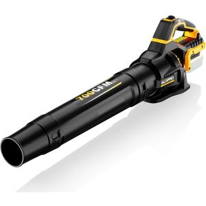 700 CFM Leaf Blower Compatible with DeWalt 20V Max Battery (Bare Tool)
200 MPH Heavy-Duty Cordless Blower with 2-Speed Sliding Switch, Copper Motor for Lawn Care, Yard Debris & Winter Snow