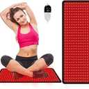 Red Light Therapy for Body, 31.5" * 11.8" Red Light Therapy Pad, Dual Chip Grade 360 LEDs 660nm & 850nm Infrared Light Therapy for Body Back Waist Shoulder Knee Joint Pain Relief, Gift for Women Men
