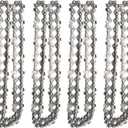 4 Pack 18 Inch Chainsaw Chain, 050" Gauge Low Kickback 62 Drive Links, Replacement for Husqvarna Replacement for Stihl Replacement for Poulan Models