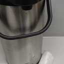 Cresimo Coffee Carafe for Keeping Hot 102oz Airpot Coffee Dispenser with Pump & Stainless Steel Table Tent Signs - 3L Airpots for Hot Beverages - Easy-to-use Insulated Coffee Carafe & Beverage Labels