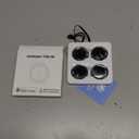 Air Tracker Tags-4 Pack: Smart Bluetooth Tracker, Compatible with Apple Find My APP (iOS Only) Replaceable Battery, IP67 Waterproof, Suitable for Luggage, Wallets, Backpacks, Keys Tracking Tag, Black