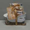 Gift Baskets for Women, Body & Earth Gift Set with Jasmine & Honey Scent Includes Bubble Bath, Hand Cream, Holiday Gift Baskets, Bath and Body Gift Sets for Women, Happy New Year Gifts