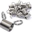 Bead Clamps for Jewelry Making, Bead Clamps for Jewelry Making, Keep Beads from Falling Off Making DIY Bracelets Necklaces Easier-20Pcs, Pack of 4
