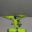 LED Reflective Light Up Safety Running Vest for Biking Walking at Night, LOYAL SEA High Visible Adjustable Running Light for Runners Rechargeable with Pouch, Reflective Running Belt Gear for Men Women (Green)