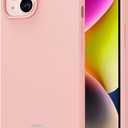 Cocomii - Rectangle Case Compatible with iPhone 15 Plus - Soft Touch Silicone, Microfiber Lining, Women Girls Men, Protective Phone Case for iPhone 15 Plus 6.7 inch, Chalk Pink