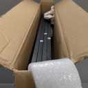 Black Laundry Hamper with Wheels, Large Laundry Basket with Lid, 27.3 Gallon (103.4L) Bamboo Wood Clothes Laundry Hamper 2 Section with Handles, Removable Liner