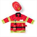 Melissa & Doug Fire Chief Role Play Costume Dress-Up Set, 5/7Y