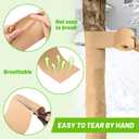UNFAMILY 100FTx4IN Paper Tree Wraps to Protect Bark, Tree Protector Wrap Roll, Tree Wrap for Damaged Bark, Tree Trunk Wrap Protector, Winter Tree Trunk Bandage Frost Protection (100ft paper tree wrap)