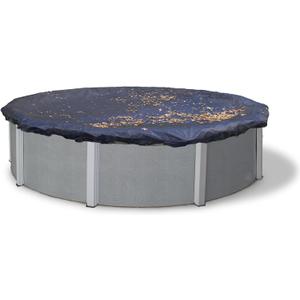 Blue Wave 24-ft Round Leaf Net Above Ground Pool Cover (Black)