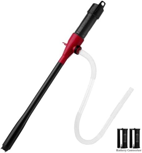 BOYISEN Battery Operated Liquid Transfer Pump - Electric Water Fuel Transfer Pump for Gasoline Diesel Oil, 2.2 Gallons per Min, Battery Power Siphon Pump Red BOYISEN Battery Operated Liquid Transfer Pump - Electric Water Fuel Transfer Pump for Gasoline Diesel Oil, 2.2 Gallons per Min, Battery Power Siphon Pump Red
