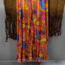 Morph Long Hippie Costume For Women, 70s Hippie Dresses, Retro 60s Style Outfit, Vintage Festival Wear (Medium)