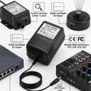 12V AC Power Adapter Transformer Replacement for K12-700, 120V Input to Output 12VAC 700mA 800mA 1000mA (1A) Class 2 Power Supply Cord Charger PSU with 5.5x2.5mm Barrel Connector
