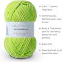 3PCS 3.5oz Chenille Yarn for Blankets Amigurumi: Soft Velvet Baby Yarn Blanket Knitting and Crocheting Bulky 5# Yarn 3 Skeins of 100g (Sand)