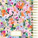 Day Designer Mini Lined Notebook, Blurred Spring Cover | 6.625 x 8.3" | Features wire binding, reinforced corners, sturdy hard cover and interior pocket, perfect for planning, note-taking, and everyday use (6.625 x 8.3 x 1", Blurred Spring)