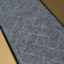 Non Slip Stair Treads for Wooden Steps,15 Pack 8" X 30" Stairs Carpet Treads Indoor with Reusable Peel and Stick Adhesive for Kids Elders and Pets (Dark Grey)