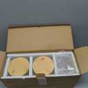 Glass Laundry Pods Container & Acrylic Dryer Sheet Holder with Bamboo Lids, Scoops & Labels | Premium Laundry Room Organization and Storage for Detergent Pods, Powder, Dryer Balls & Beads