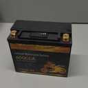 YTX20L-BS 600A lithium LiFePO4 Powersport Start Motorcycle Battery, 12.8V 9AH, Fits for UTV,ATV,Jet Ski, PWC,Scooter, Lawn Mower, Tractor,Snowmobile,Quad, Smart BMS,Digital Readout,5X Life