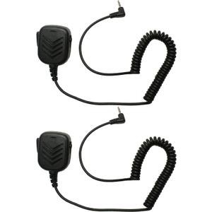 Shoulder Speaker with PTT Mic Compatible with Yaesu FT-60R VX-1R VX-2R VX-3R VX-5R for Walkie Talkie Microphone Two Way Radio(2packs) (Y-MT600)