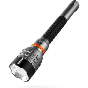 NEBO DAVINCI 18000 Mag Dial Flashlight | 18000 Lumens, 5 Light Modes, Rechargeable Waterproof Flashlight for Hiking, Camping & Hunting, Tactical Self Defense, Includes USB-C Charging Cable