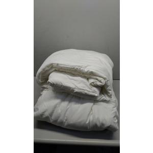 Bedsure Comforter Set - 7 Pieces Solid- King / White