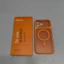 Designed for iPhone 17 Pro Max Case, Compatible with MagSafe, [Camera Protection] [15FT Military Drop Protection] Shockproof Translucent Matte Anti-Slip Phone Case, 6.9", Orange