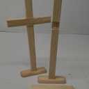 Juvale 2 Pack Wood Crosses for Crafts and Table Displays, Wooden Cross (7.9 x 15.5 In) - Tabletop Crosses