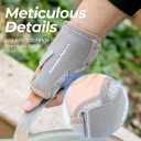 CURECARE New Upgraded 2 in 1 Thumb Brace, Removable Thumb Spica Splint Left Right Hand with 3 Level Stability, Reversible Thumb Support for CMC, De Quervains Tendonitis, Trigger Thumb (S/M, Grey)