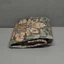 Area Rugs 2'x6' Washable Non-Slip, Floral Vintage Distress Print Pattern Medallion Carpet for Living Room Bedroom Dining Room, Brick Red Rust Neutral Brown Burnt Orange Green