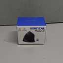 ECHTPower Ergonomic Wireless Mouse, Bluetooth Vertical Mouse with LED Light, Control Up to 3 Devices (BT5.0+BT5.0+2.4GHz), Adjustable DPI 2400/1600/1000, for PC, Laptop, Mac, Windows (black)