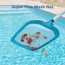 Pool Net, Heavy Duty 20.4" Pool Skimmer Net, Fine Mesh Leaf Skimmer Net for Cleaning Pool, Fits Standard 1-1/4" Pole, Pole Not Included