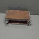 Wood Desk Organizer with File Organizer Office Home Toiletries Supplies Vanity with Drawers Vintage Metal Drawer Pulls Office