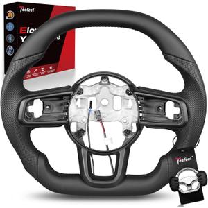 Heated Nappa Steering Wheel for Jeep Wrangler JL 2018-2026