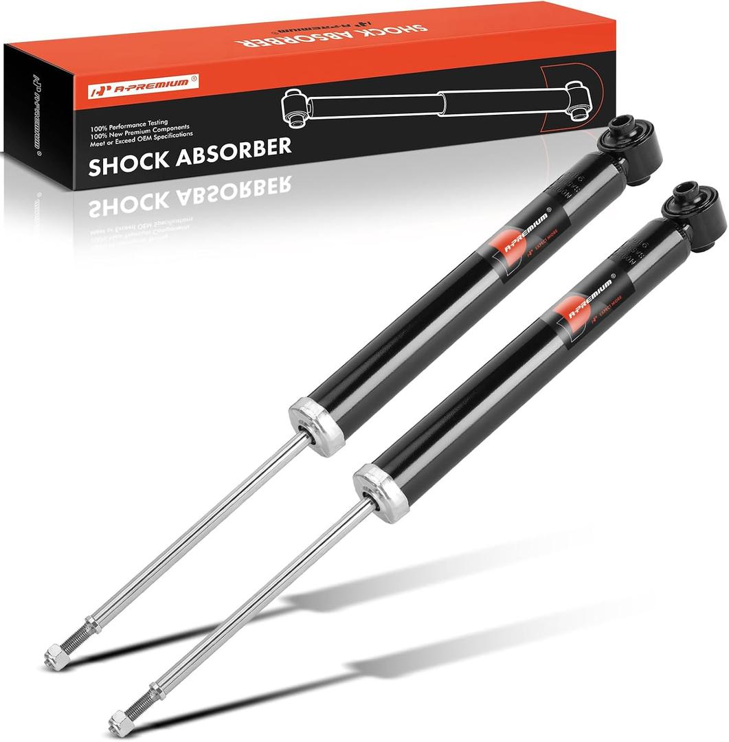 A-Premium Rear Shock Absorbers, Set of 2 - Compatible with Hyundai, Kia