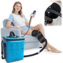 NEWGO Cold Therapy Machine with Programmable Timer & Quiet Pump – Lightweight Cold Pad for Knee/Shoulder After Replacement Surgery, Post-Op Swelling, Joint Pain, Arthritis, Sports Injuries