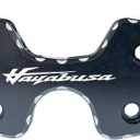 Billet Aluminum Triple Tree Top Clamp Yoke Cover Compatible with Suzuki Hayabusa GSXR1300 1999-2020