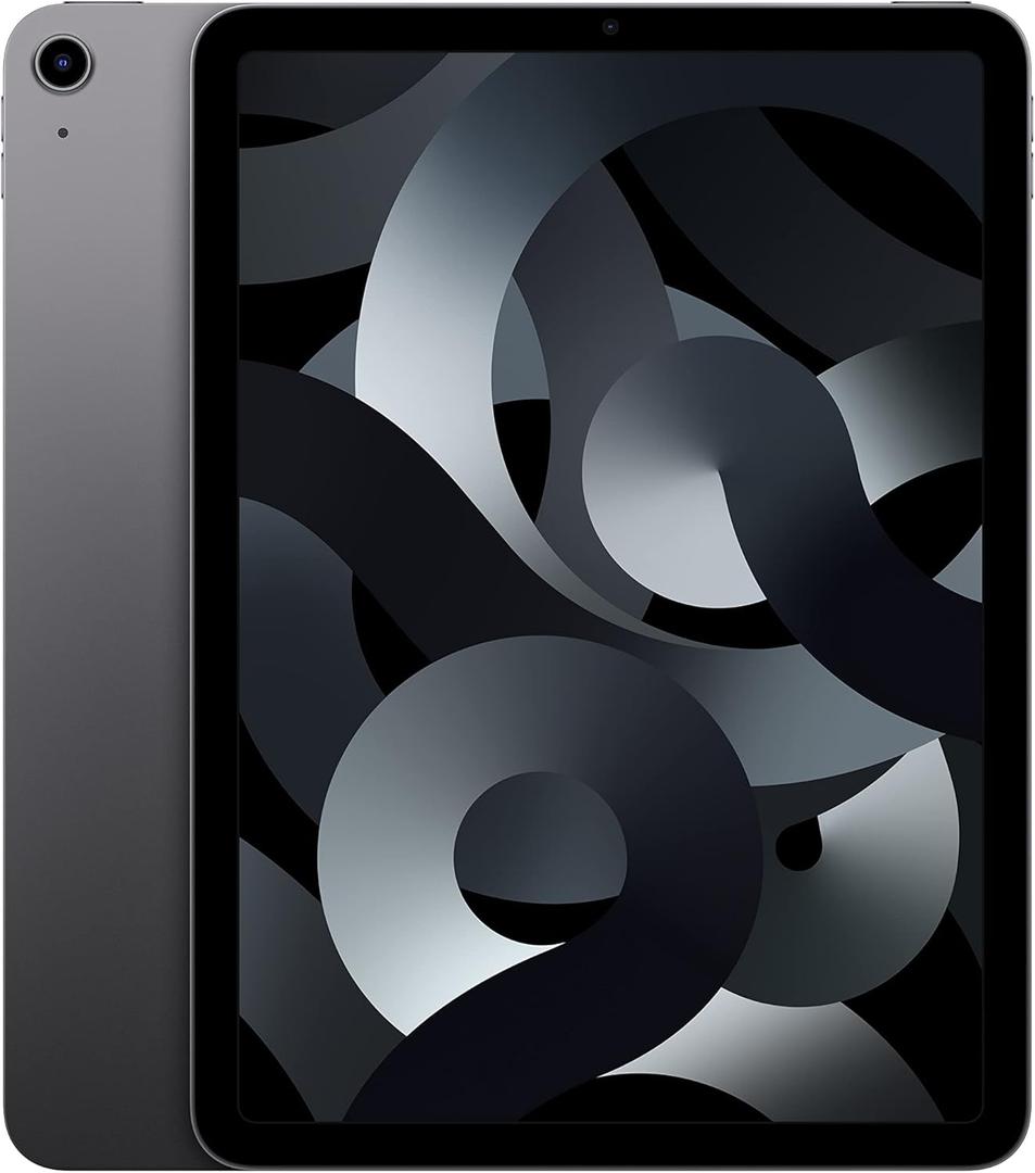 Apple Early 2022 iPad Air 5th Gen, 10.9-inch, Wi-Fi, 64GB, Space Gray 