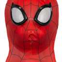 Marvel Spider-Man Official Youth Deluxe Zentai Costume - Deluxe Two-Way Stretch Spandex with Invisible Zippers and Wrist Openings for Added Convenience (XS) (Red, S)