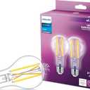 PHILIPS LED Flicker-Free Clear Dimmable A21 Light Bulb - EyeComfort Technology - 1600 Lumen - Daylight (5000K) – 13.5W=100W - E26 Base - Title 20 Certified - Ultra Definition - Indoor - 1-Pack