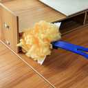 Duster Refills for Swiffer Dusters, Feather & Microfiber 180 Heavy Duty Duster Refills for Dusting Furniture, Blinds, Ceiling Fans for Cleaning 30 Count White&Orange