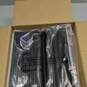 Gold Lion Gear Restaurant Check Presenters - Guest Check Card Holder with Gold Thank You Imprint - 5.5" x 10" Black 20 Pack, Standard Server Book - Waitress Book