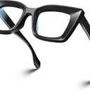 Spring Hinge Cat Eye TR90 Blue Light Blocking Glasses with Anti Computer Glare for Women CALIDA