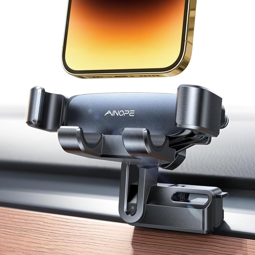 AINOPE for Tesla Phone Mount Holder Upgrade Gravity for Tesla Model 3 Y Phone Mount Holder Car Accessories Fits for 4-7inch iPhone & Android Phones